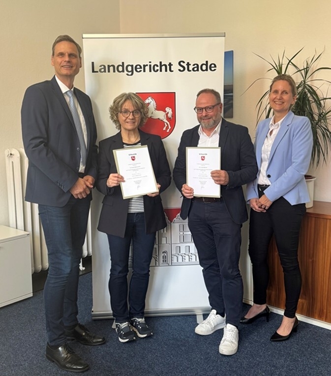 Schmuckgrafik (zur Pressemitteilung: „Ernennung von Handelsrichtern")