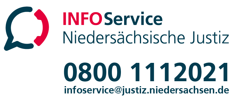 Schmuckgrafik (öffnet Seite: https://justizportal.niedersachsen.de/Infoservice)
